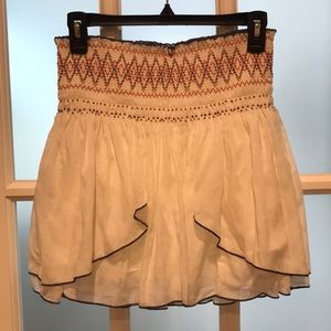 Free people skirt with lining